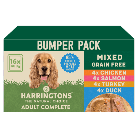 Harringtons Mixed Wet Dog Food Bumper Pack 16 x 400g