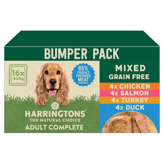 Grain Free Mixed Wet Dog Food Bumper Pack 16 x 400g