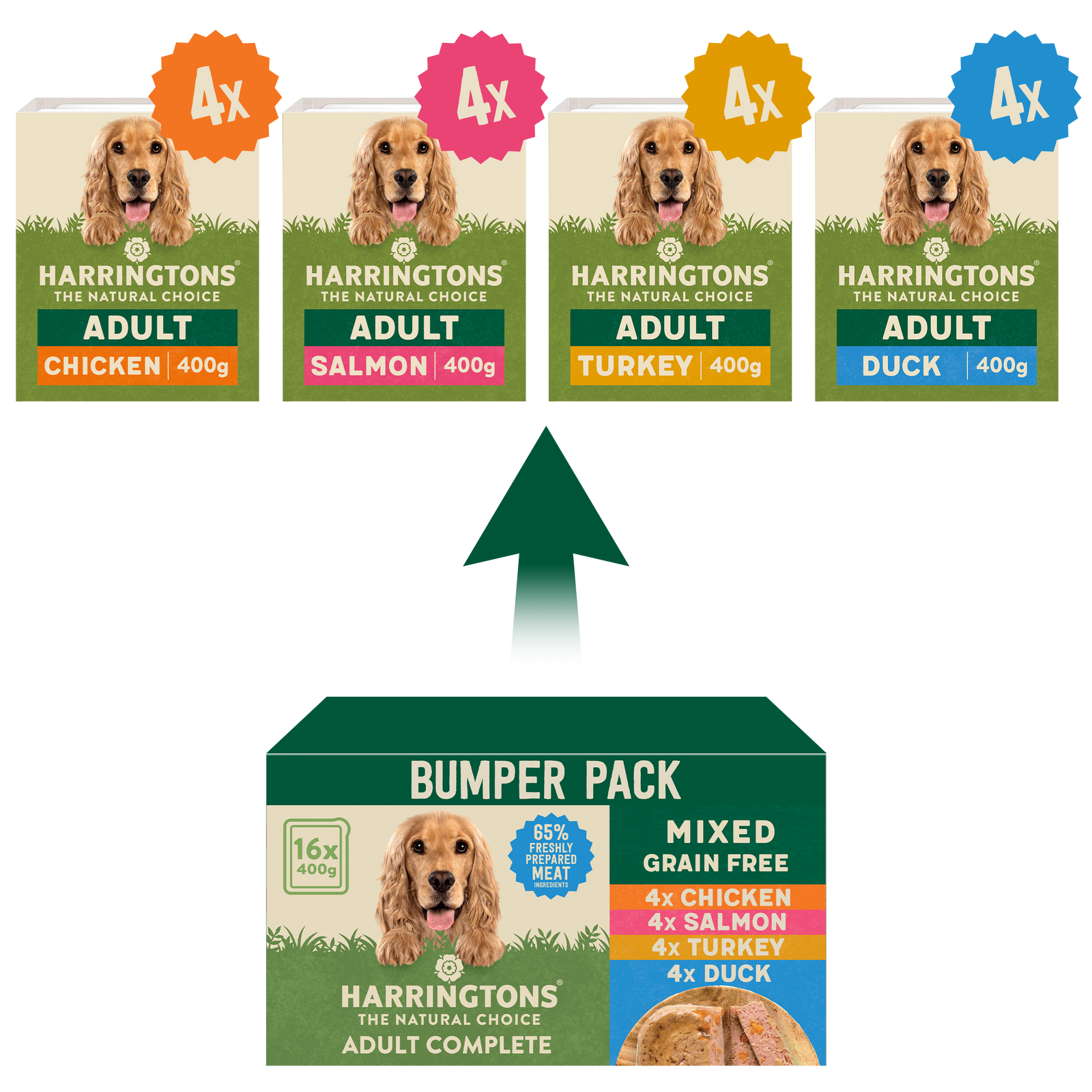 Harringtons wet dog deals food