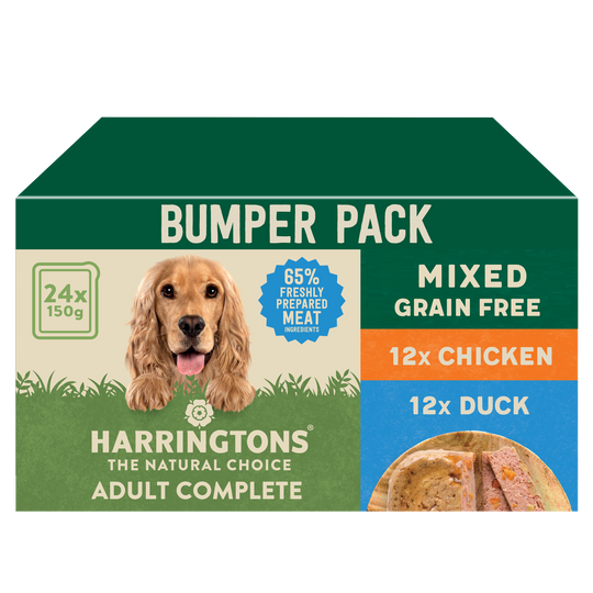 Grain Free Mixed Wet Dog Food Bumper Pack 24 x 150g