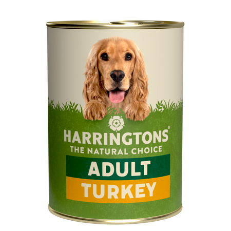 Harringtons Turkey with Vegetables Grain Free Wet Dog Food 12x400g Cans Harringtons Pet Food