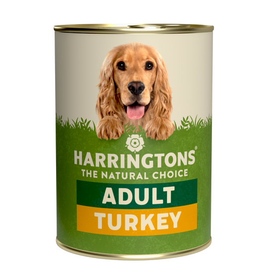 Turkey with Vegetables Grain Free Wet Dog Food 12 x 400g Tins