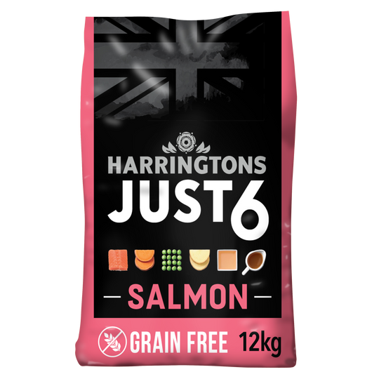 Just 6 Salmon & Vegetables Dry Dog Food 12kg