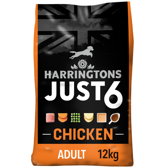 Just 6 Chicken & Vegetables Dry Dog Food 12kg